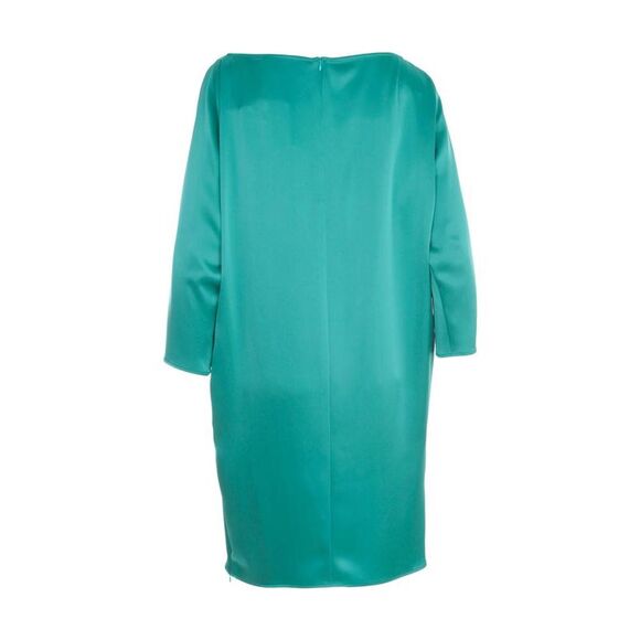 GIANLUCA CAPANNOLO Boat Neck Midi Dress Women GREEN Dresses